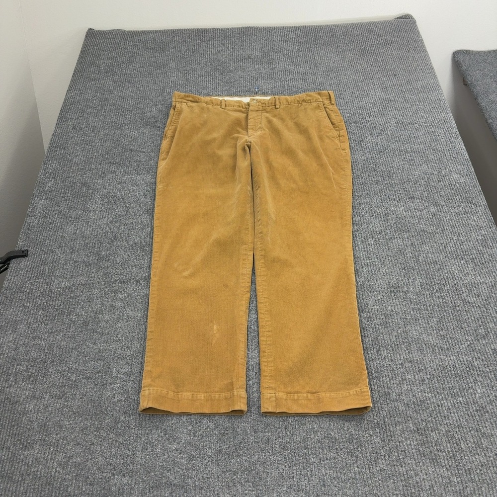 Polo Ralph Lauren Pants Mens 40 Brown Corduroy Stretch Classic Fit Preppy Casual